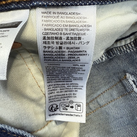 Levi's Premium 555 Jeans Men's 33x32* (32x30) Relaxed Fit Straight Leg Blue - Picture 5 of 11